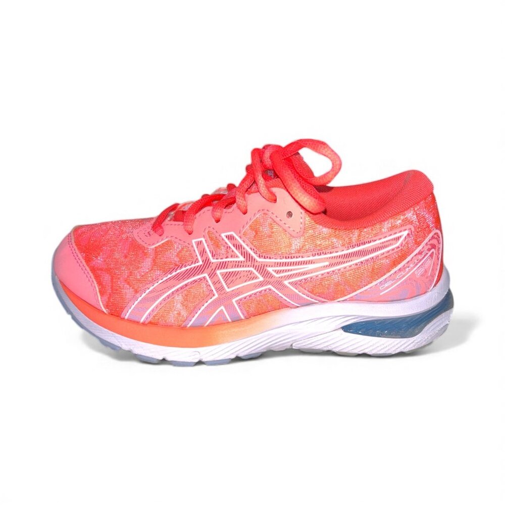 Asics Youth Gel Cumulus 23 - Kids Size 3.5 - Style 1014A230 Blazing Coral/White